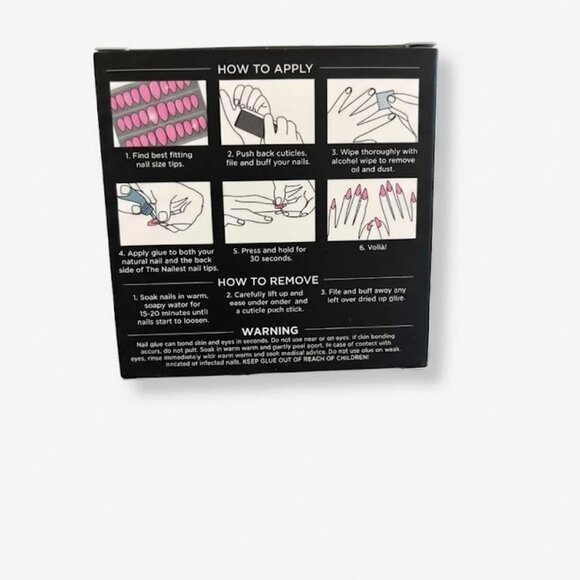 NWT The Nailest Bundle: Wilderness C-Curve Long Coffin Nails + Kit - Picture 7 of 8